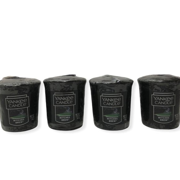 Yankee Candle Other - 4 Yankee Candle Witches Brew Patchouli Halloween Sampler Votive Candles Sealed